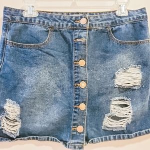 Forever 21 Jean Skirt